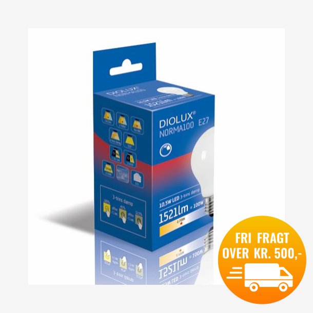 DIOLUX NORMA100 10,5W 827 E27 1521lm 3-DIM