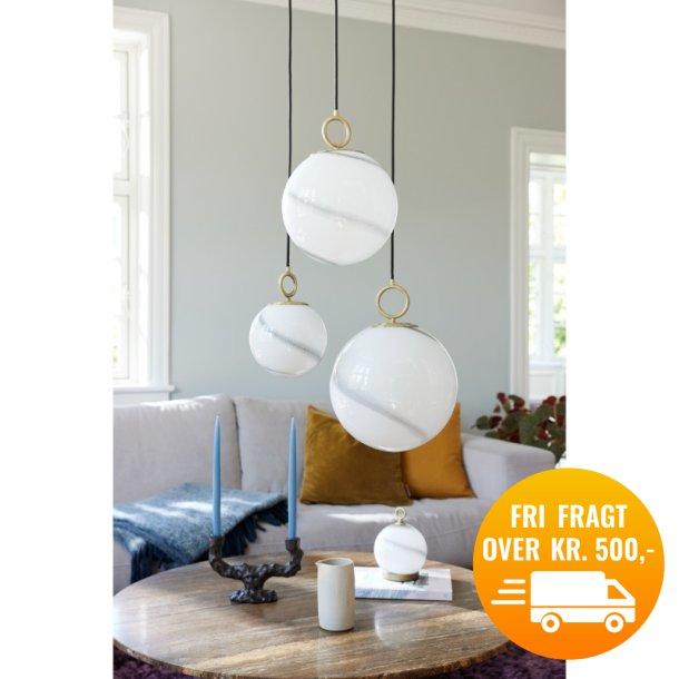 Halo Design Stockholm Pendel 30 Marble Grey