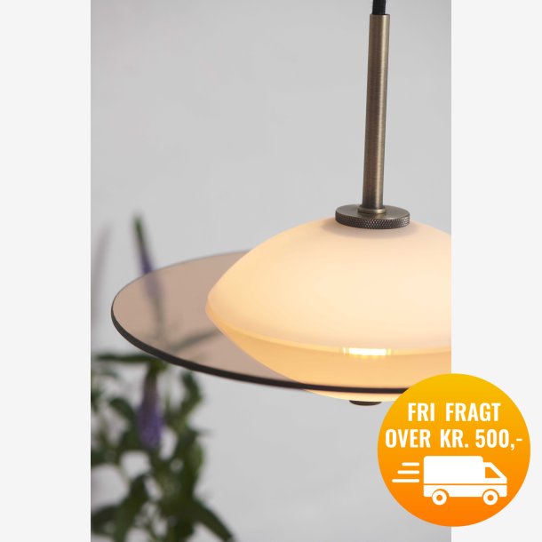 Orbit Pendant 40, Antique brass metal