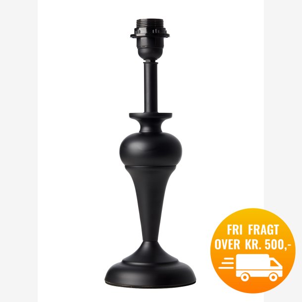 BORDLAMPE SILKE SORT MAT HJDE 37,0 CM Fod