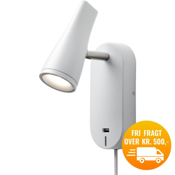 Nielsen Light Vglampe Kile USB - Hvid