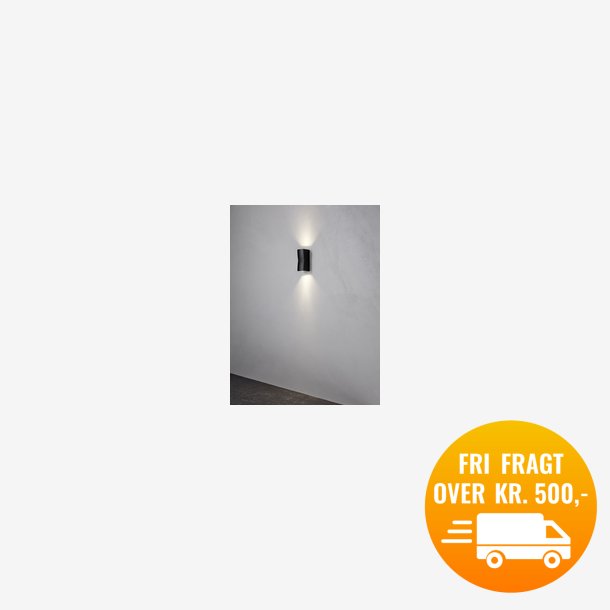 Nielsenlight ASK VGLAMPE UP/DOWNLIGHT SORT Vglampe