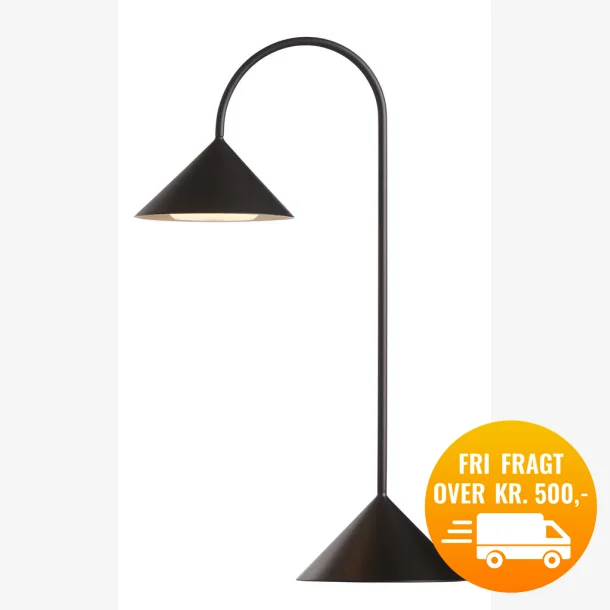Grasp Portable Table Lamp H: 47 cm - Matt Black