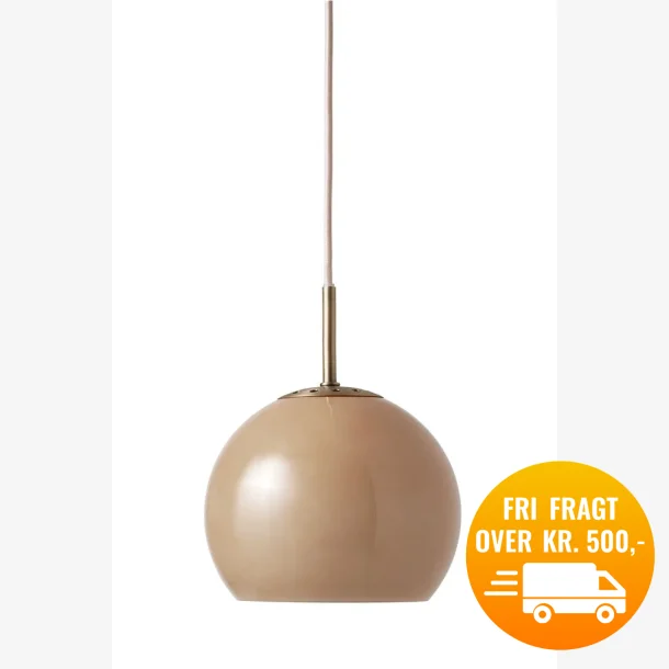 Ball Pendant  18 cm Cappuccino Glas Pendel