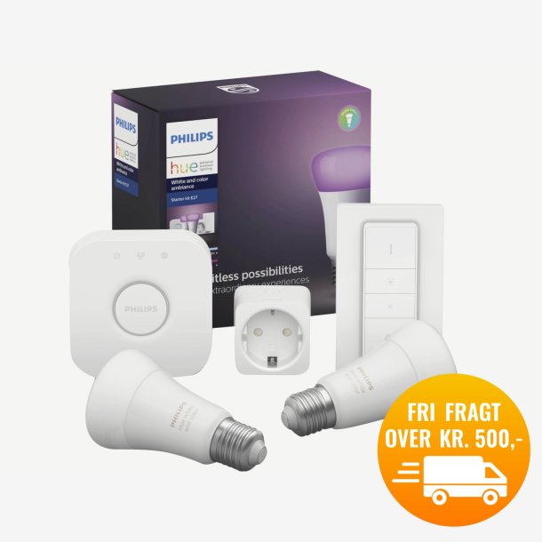 Philips Hue Starterkit 2 Prer E27 White Color Ambience