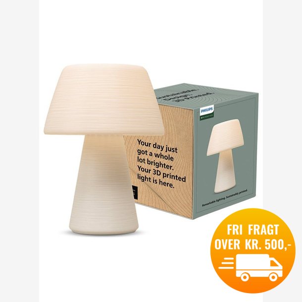  Philips MyCreation 3D - Voila mandala Bordlampe - Hvid - Naturlige linjer